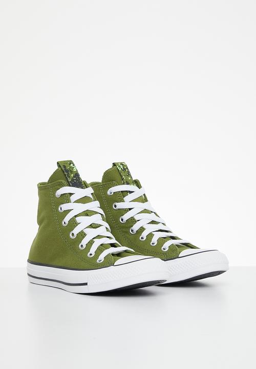 Converse - Chuck taylor all star digi camo hi - grassy/black/white