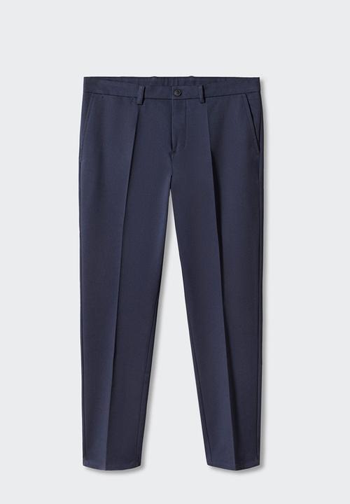 MANGO - Trousers dublino - medium blue