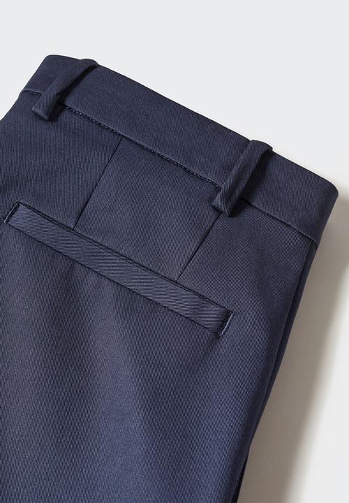 MANGO - Trousers dublino - medium blue