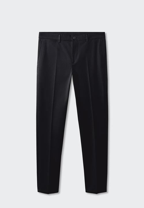 MANGO - Trousers dublino - black