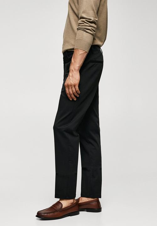 MANGO - Trousers dublino - black