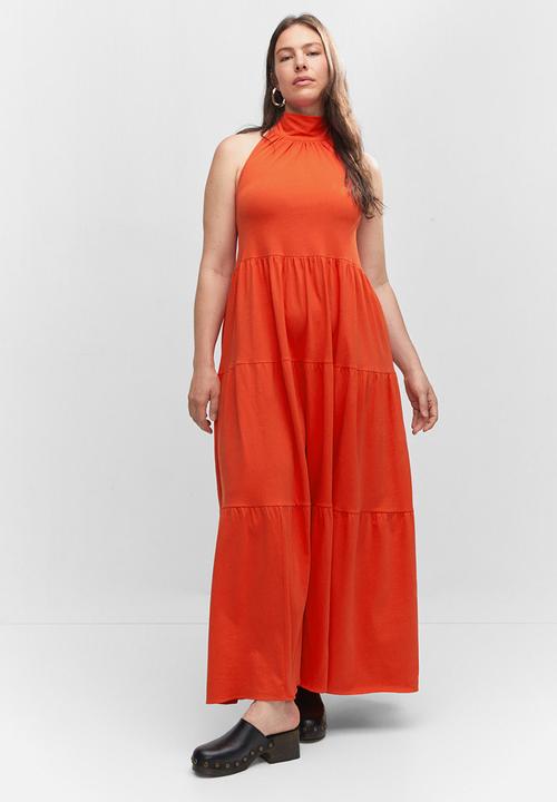 MANGO - Plus dress java - orange
