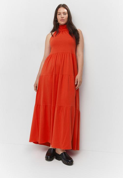 MANGO - Plus dress java - orange