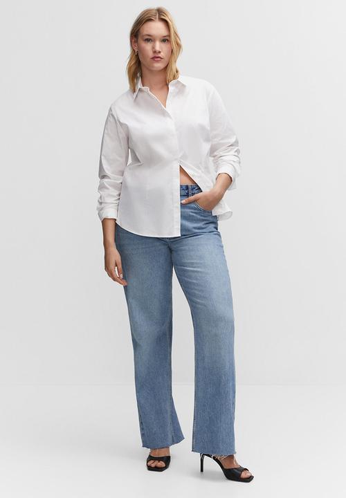 MANGO - Plus shirt sofia - natural