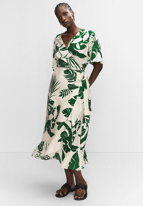 MANGO - Plus dress baras - white