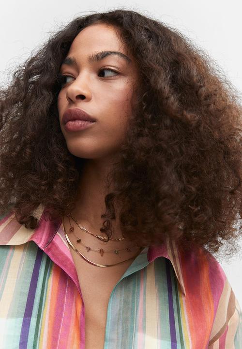 MANGO - Shirt piru - pink