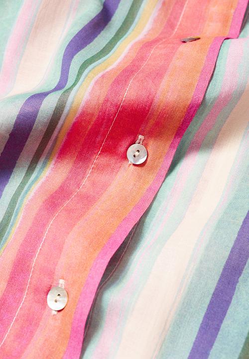 MANGO - Shirt piru - pink
