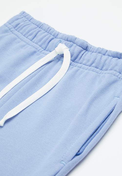 Pop Candy - Boys hoodie and sweatshort set - blue