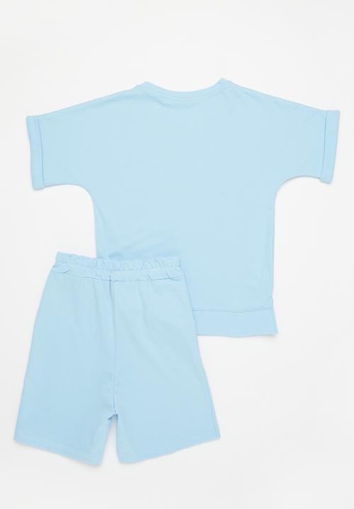Pop Candy - Top and short  set - blue