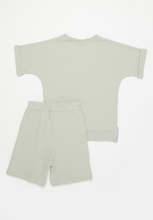 Pop Candy - Top and short set - grey
