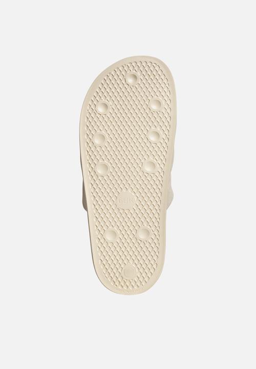 adidas Originals - Adilette essential  w - wonder white/wonder white/wonder white