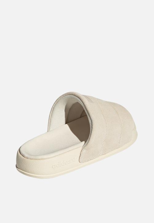 adidas Originals - Adilette essential  w - wonder white/wonder white/wonder white