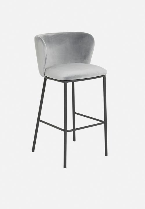 Sixth Floor - Mandy bar chair - grey