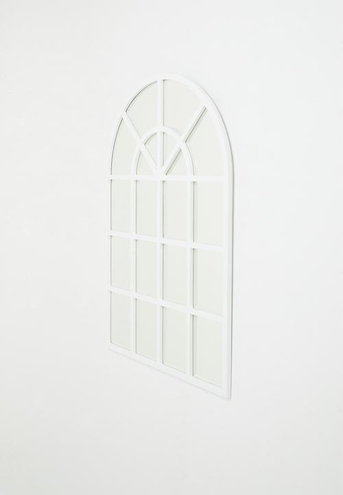 Native Decor - Farmhouse wall mirror - white