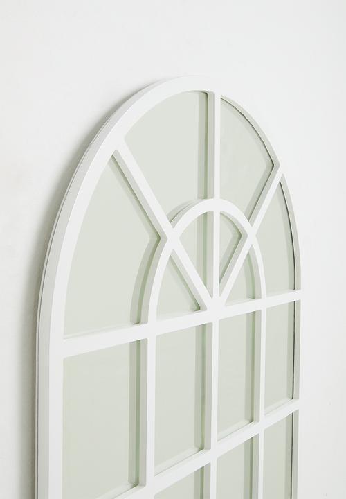 Native Decor - Farmhouse wall mirror - white