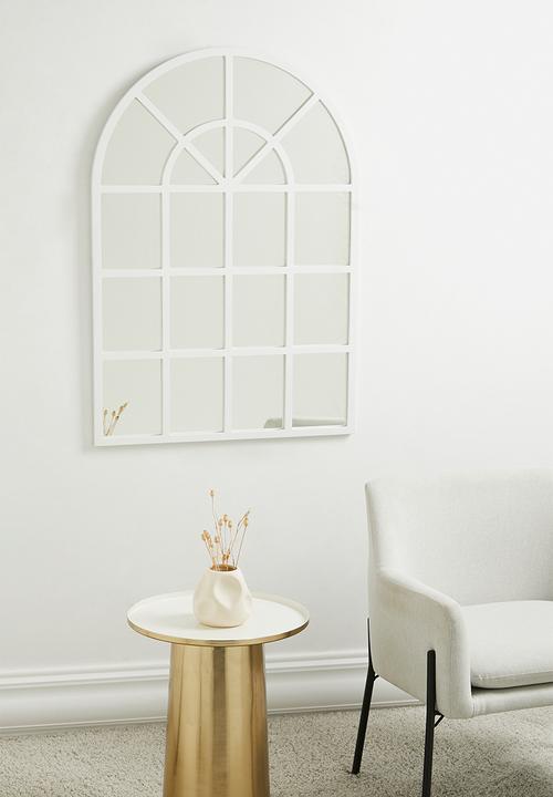 Native Decor - Farmhouse wall mirror - white