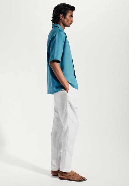 MANGO - Shirt malaga - turquoise