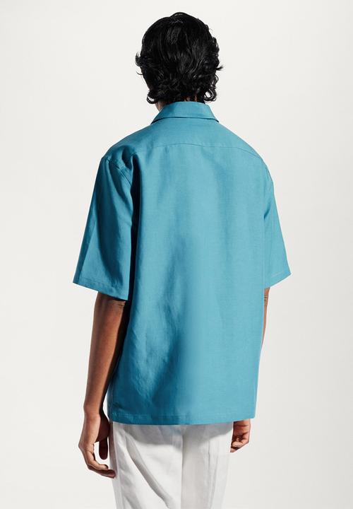 MANGO - Shirt malaga - turquoise