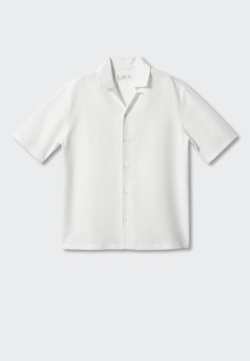 MANGO - Shirt malaga - white