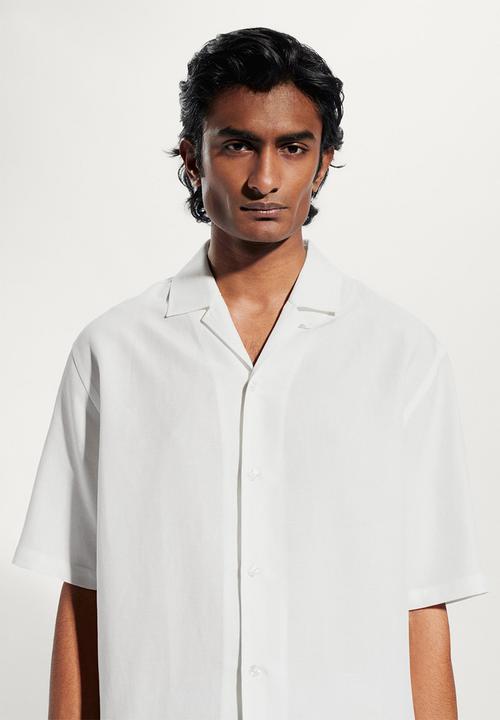 MANGO - Shirt malaga - white