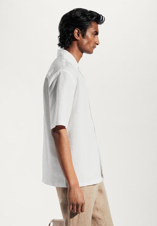 MANGO - Shirt malaga - white