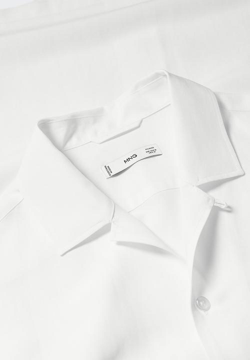 MANGO - Shirt malaga - white
