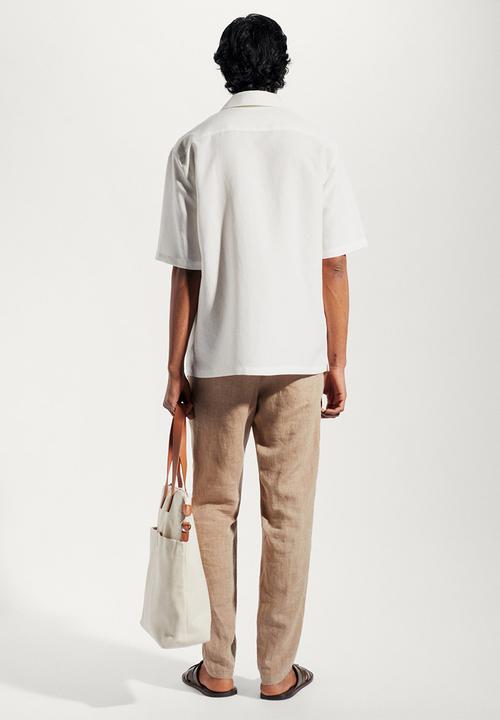 MANGO - Shirt malaga - white
