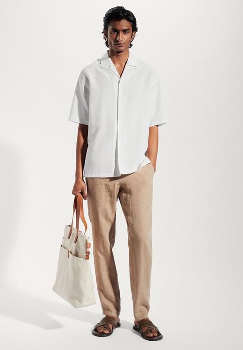 MANGO - Shirt malaga - white