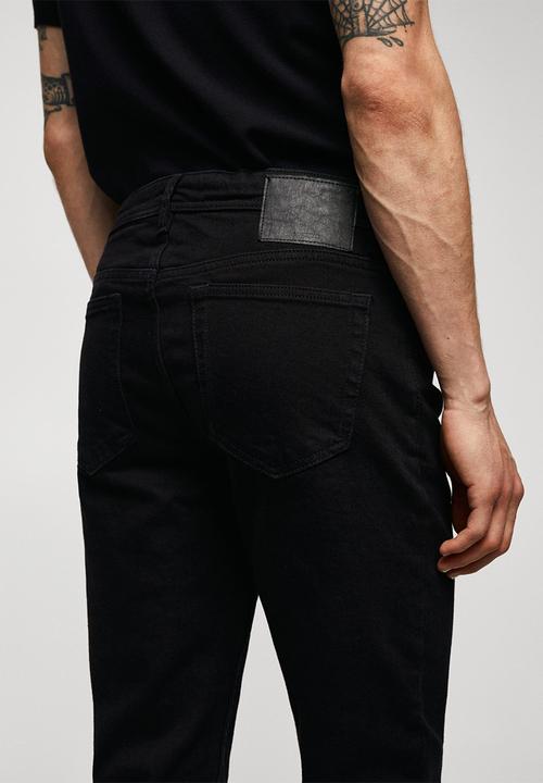 MANGO - Jeans jan - black denim