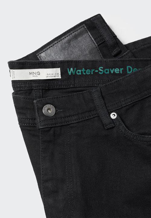 MANGO - Jeans jan - black denim