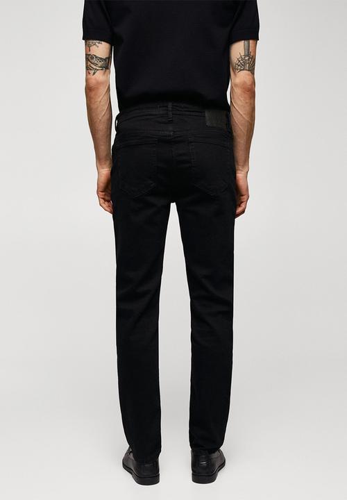 MANGO - Jeans jan - black denim