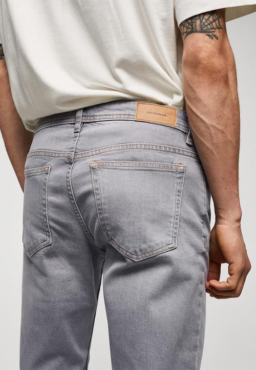 MANGO - Jeans jan - open grey