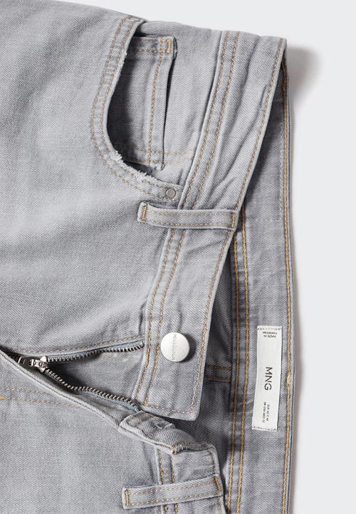 MANGO - Jeans jan - open grey