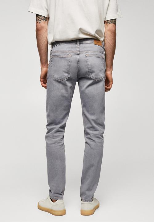 MANGO - Jeans jan - open grey