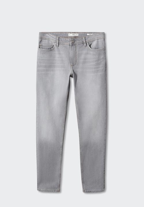 MANGO - Jeans jan - open grey