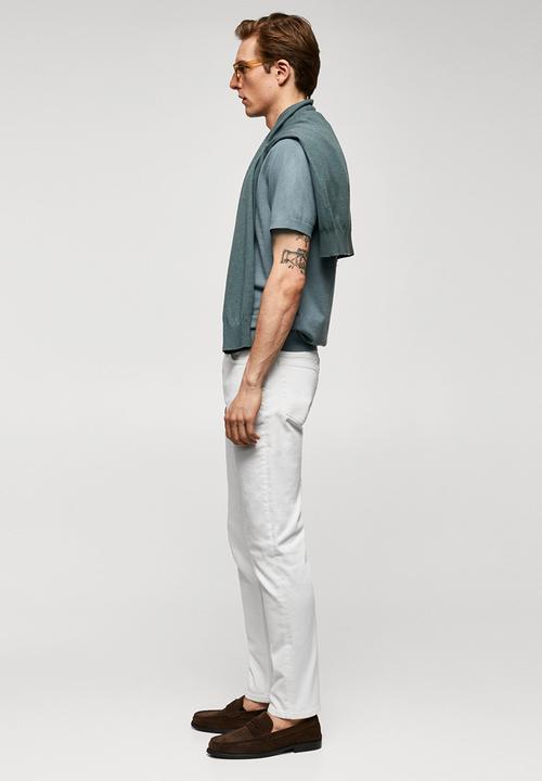 MANGO - Jeans jan - white