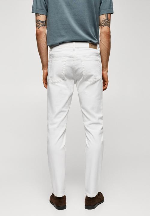 MANGO - Jeans jan - white
