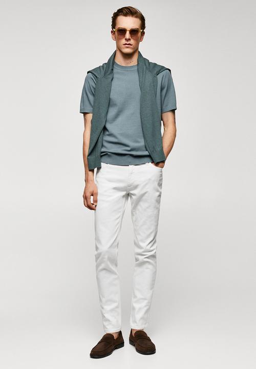 MANGO - Jeans jan - white