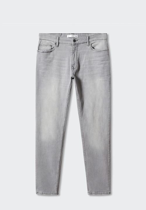 MANGO - Jeans jude - open grey