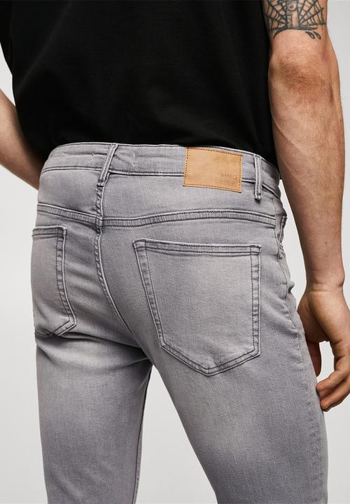 MANGO - Jeans jude - open grey