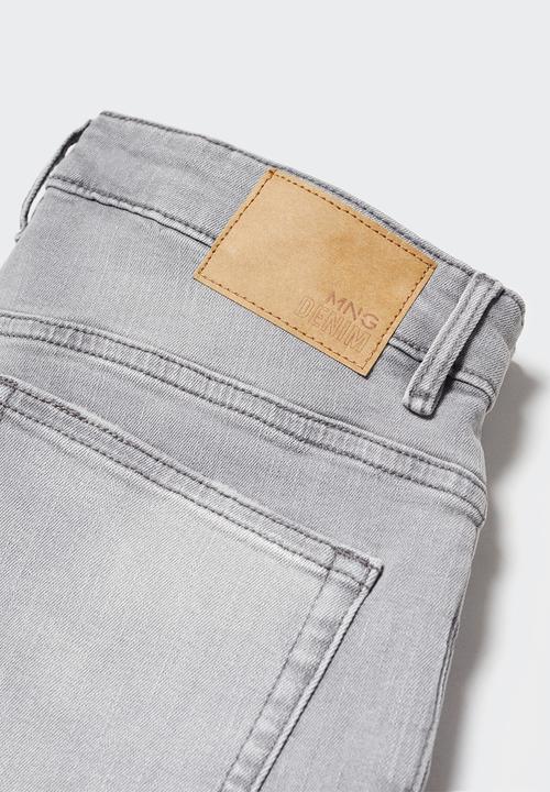 MANGO - Jeans jude - open grey