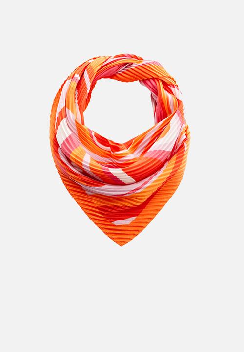 MANGO - Neck scarf ondas- red