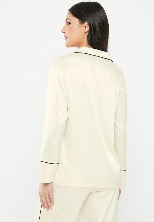 RAYE - Regardless pyjama top - ivory