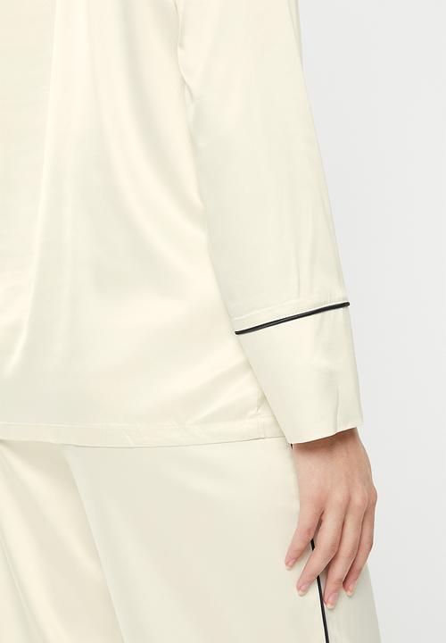 RAYE - Regardless pyjama top - ivory