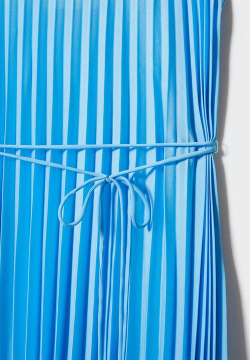 MANGO - Dress fortuny5 - mid blue