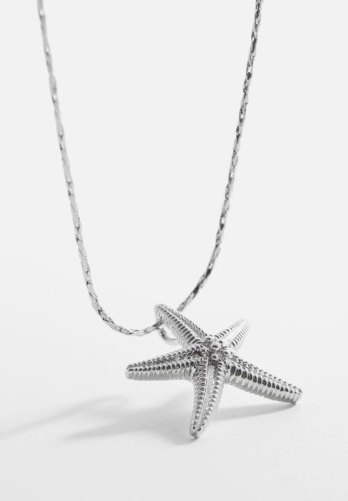 MANGO - Necklace fancy- silver