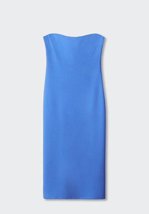 MANGO - Dress cruyi - mid blue