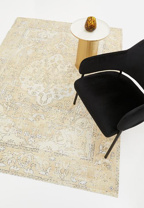 Sixth Floor - Playful Antique Rug - Butter