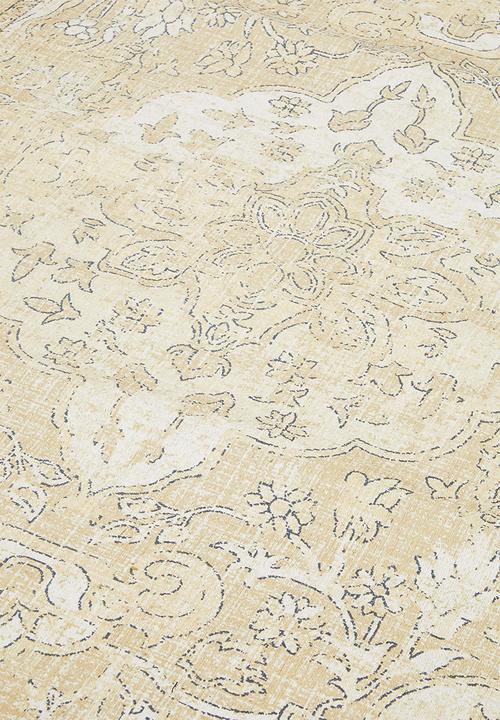 Sixth Floor - Playful Antique Rug - Butter