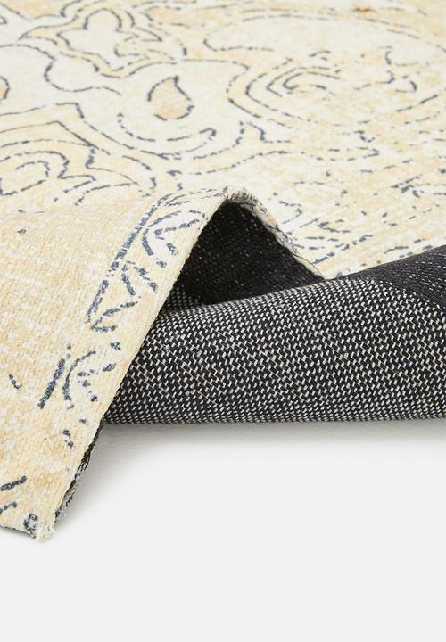 Sixth Floor - Playful Antique Rug - Butter